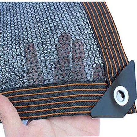 Havehaveskygge net UV-resistent skyggenet med øjer 3x4m