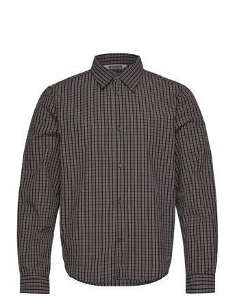 Checked Shirt Black Weekday