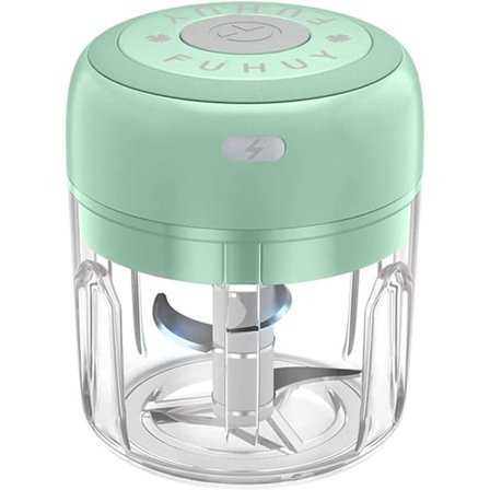 Grønn Elektrisk Mini Grønnsakshakker, Mathakker, Hvitløkskiver Grønnsaker, Salat, Salat, Løk, Chili Kvern, Til