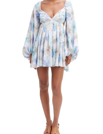 Bardot Jovie Babydoll Mini Dress - Multi/patterned - 38