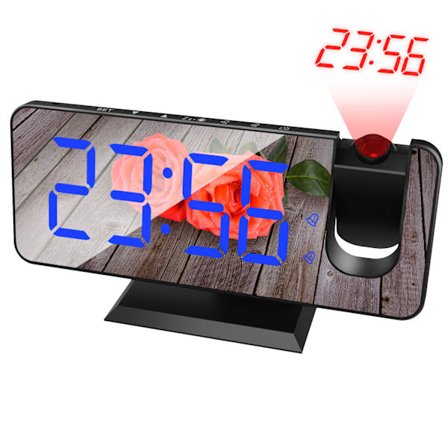 Vækkeur Digitalt vækkeur radio med skærmens lysstyrke Proj