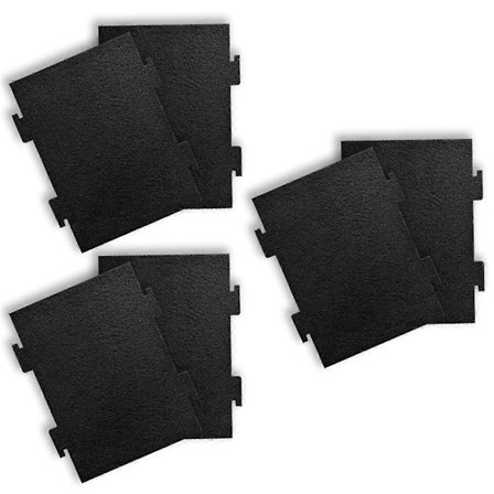 6-pack aktivt kolfilter ersättning för & över spishällar mikrovågor KMLS311HS, WML55011HS