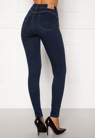 Bubbleroom - Miranda Push-up jeans - Midnight blue - Kläder