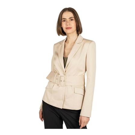 Patrizia Pepe, Jacket Beige, Dames, Maat:S,Katoen