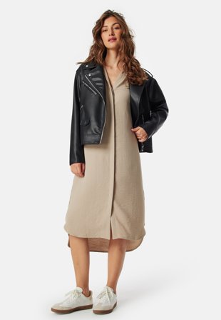 BUBBLEROOM Hidden Button Shirt Dress Klær