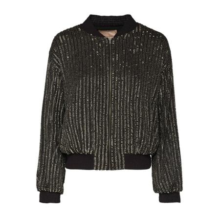 Twinset Bomber Jas , Zwart , Dames , Maat: XS