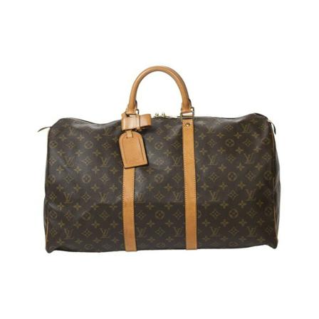 Louis Vuitton Vintage, Pre-owned Keepall 50 Bruin, Dames, Maat:ONE Size