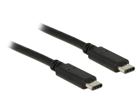 Delock USB type C-kabel - 24 pin USB-C til 24 pin USB-C - 1 m