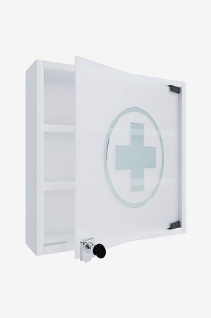 VCM - Medisinskap Hustila S - Hvit - Hyller & oppbevaring - Fra Homeroom