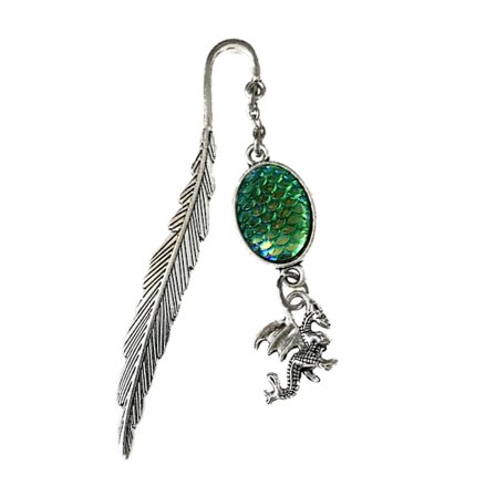 Bookmark - Feather - Dragon - Scales