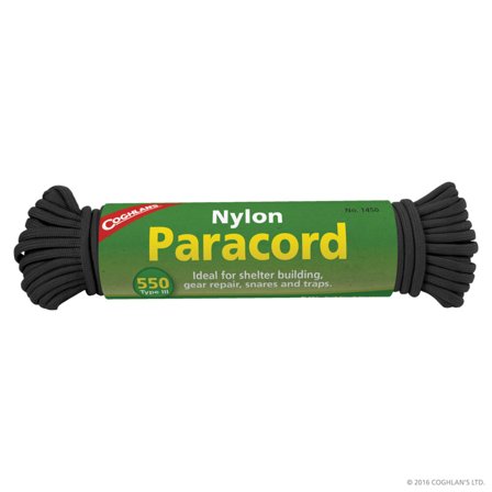 Coghlan's 15,25 M Paracord other equipment Black OneSize