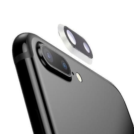 Bakre kameralinsring för iPhone 8 Plus (silver)
