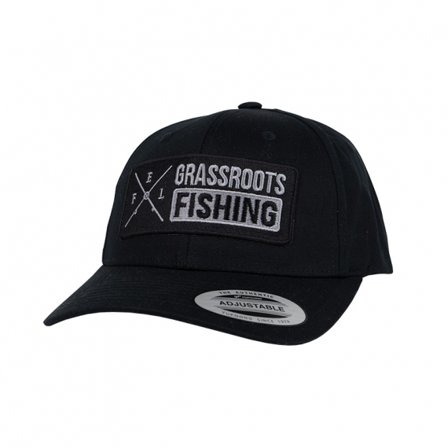 Eastfield Curved Cap Black - Grassroots Fishing