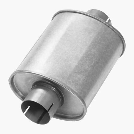 Biltema - Lyddemper aluminisert stål 76 5 mm