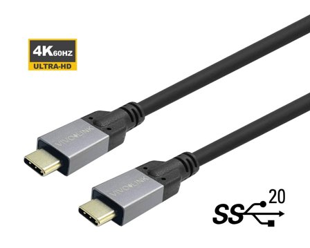VIVOLINK USB-C to USB-C Cable 8m