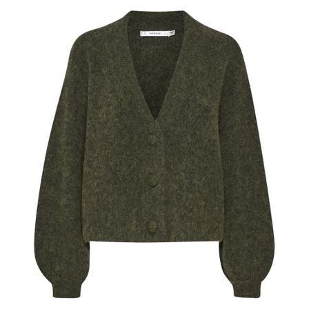 Gestuz v-cardigan Grøn, Dame Cardigans