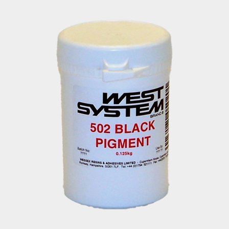 Pigment barwnikowy West System 502 Black Pigment, 125 gramów, czarny - Jachtowa