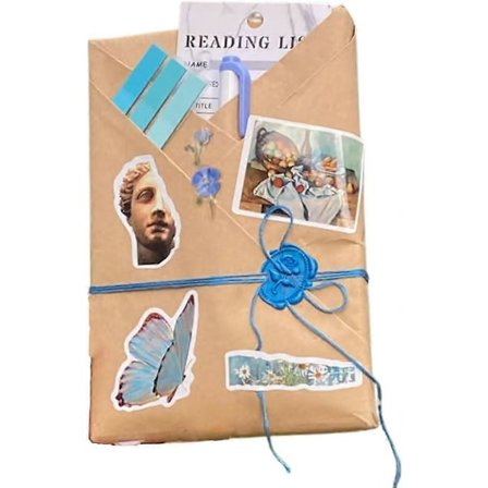 Blind Date With a Book - Bokälskarpresenter, Romantisk Blind Date-låda med en bok, Present Blind Date With a Book-låda Present till BM