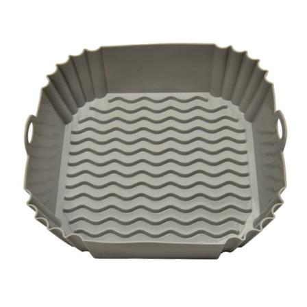 Neliönmuotoinen Silikoniastia Ilmakeittimelle Grey