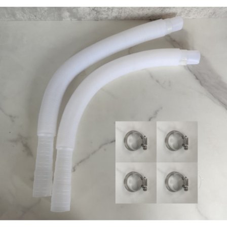 2 stk. reservedeler til svømmebassengslange, sugeslanger, spa-tilbehør