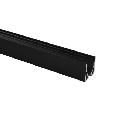 Hide-a-Lite Maxi U Profiili musta, 2 m, Valaistus