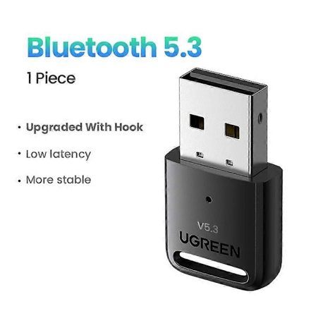 UGREEN USB Bluetooth 5.3 5.0 Dongel Adapter för PC Högtalare Trådlös Mus Musik Ljud Mottagare Sändare aptx Bluetooth 5.0