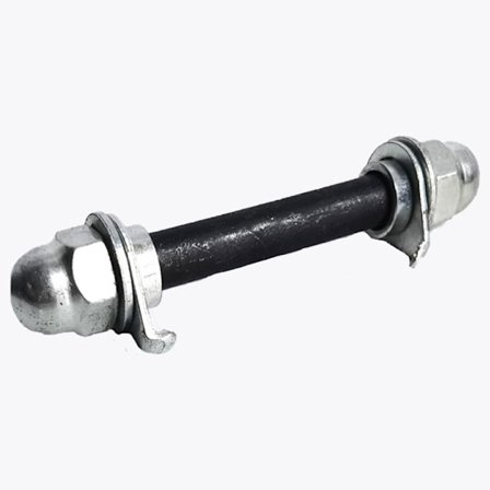 8-tommers elektrisk scooter forhjulsaksel diameter 10x100MM