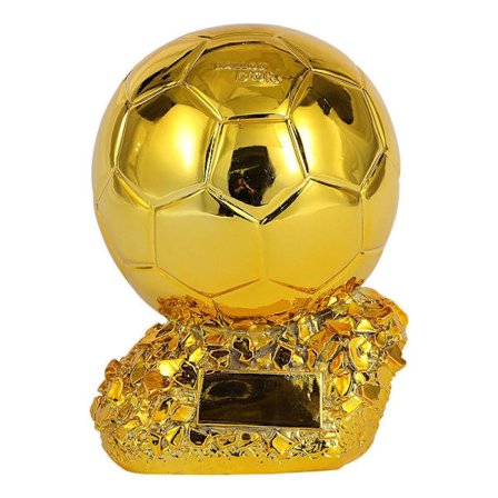 20CM Eurooppalainen jalkapallo Golden Ball, hartsipokaali fanimateriaali, uusi Ballon d'Or pokaali jalkapallo jalkapallo-ottelun muistomerkki 