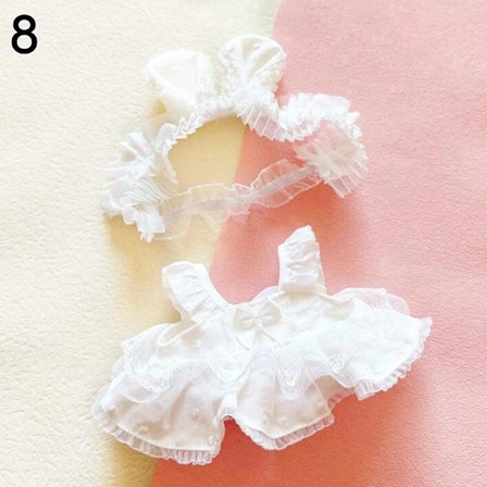 Sött Hårband Plyschdocka Huvudbonad 8 8 8