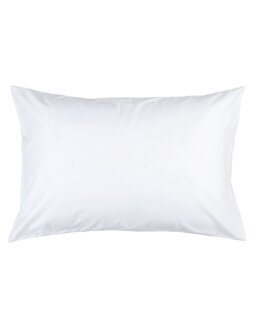 Putevar i percale av økologisk bomull Hvit