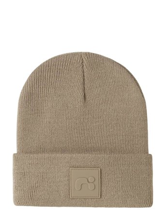 Nmnmalik Knit Beanie Badge1 Brown Name It