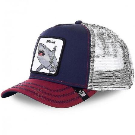 Vuxen Black Panther Mesh Cap Sommar Baseball Cap Trucker Cap W-WELLNGS Shark Shark