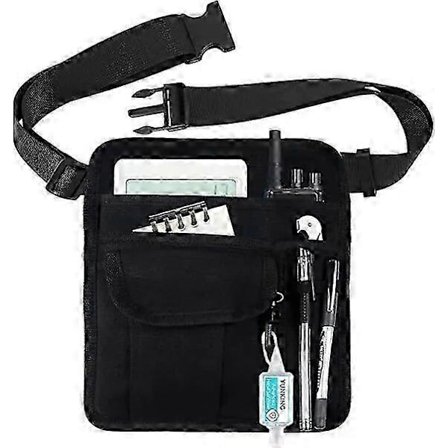 Server Pung Tjener Tilbehør med Justerbart Bælte Hoftetaske til Tjenerforklæde Pengepung Tjenerforklæde til Barer Caféer