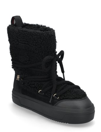Tommy Hilfiger | Lace-Up Faux Shearling Snowboot | 39