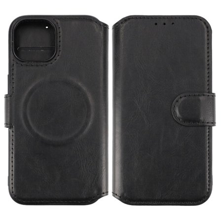 iPhone 15 Plånboksfodral med Magsafe Rvelon - Svart