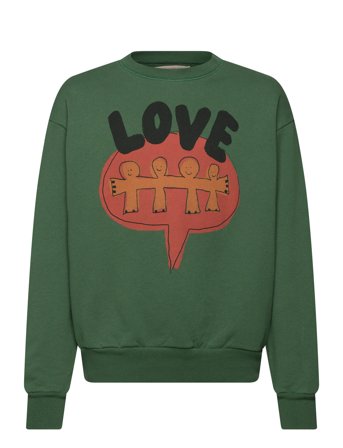 THE ANIMALS OBSERVATORY Love Freen Bear Sweatshirt - Green - 12 Y