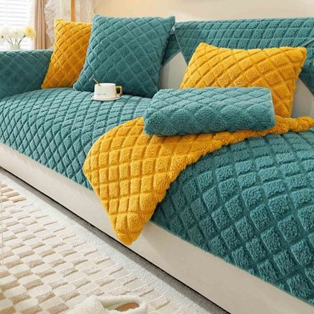 Hörnsofföverdrag Tvättbart Avtagbart U/L-format Sofföverdrag 3/4/2/1-sits med Armstöd Sofffilt Halkfritt Möbelskydd Tvättbart Soffskydd