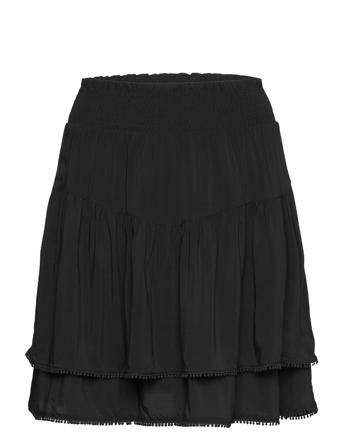 Wonderous Pompom Skirt Black Dante6