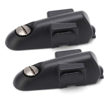 2 stk lydadapter for Motorola GP328 HT‐750/1250/1550 MTX850LS/950 ørepropper med 2-pin plugg