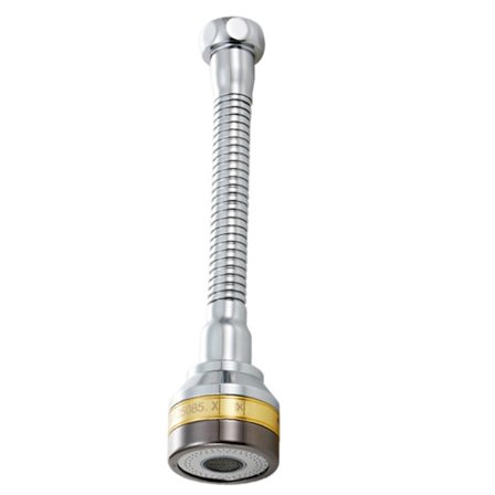 Kran spruta koppar 360 grader roterbar stänksäker trycksatt filtrering Kran spruthuvud för kök badrum förlängd längd