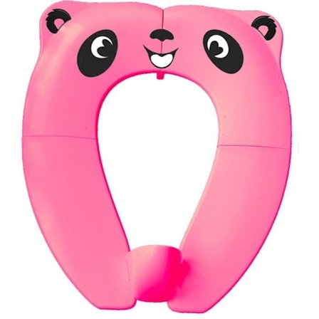Sammenklappeligt toiletsæde til babyer, toiletformindsker til børn, rejsesæde til børn og babyer, pink