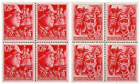 Tyske Rige 1945 - MICHEL 909-910 - 4-Blokke - Postfrisk