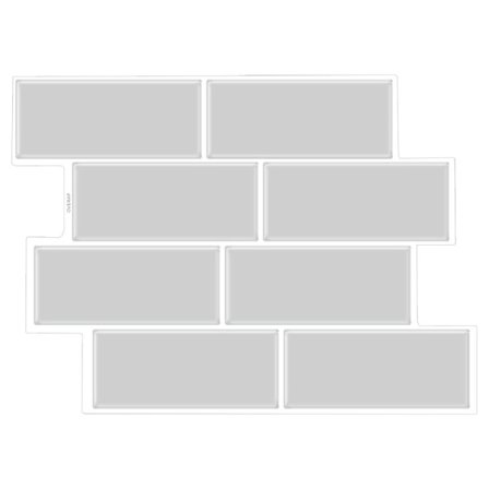 Seinätarra kodin sisustukseen HARMAA