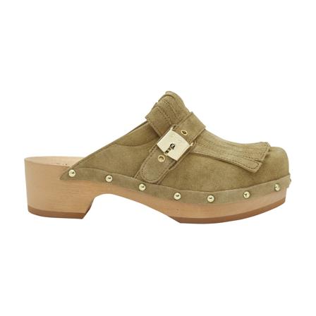Scholl, Sandals Beige, Dames, Maat:39 EU