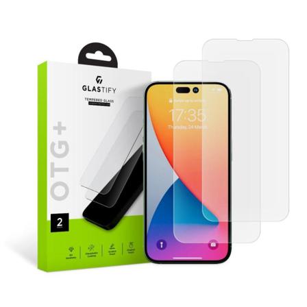 Glastify Iphone 14 Pro Max 2-pack Skärmskydd Härdat Glas