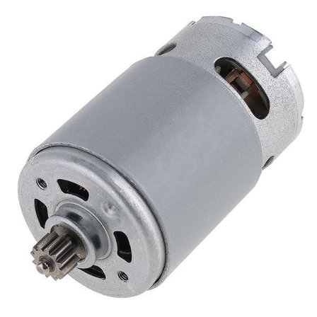 RS550 18V 19500 RPM DC-motor med dubbla hastigheter, 12 tänder och hög effekt för elektrisk borr/skruvdragare
