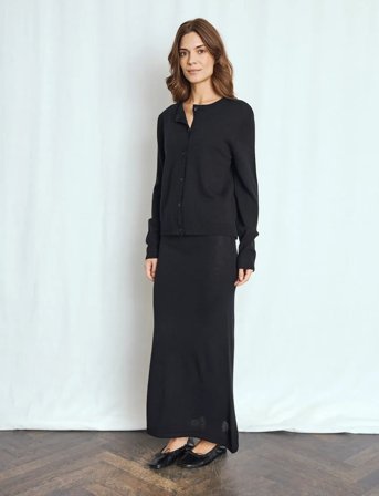 Bruun & Stengade Bs Geneva Skirt - Black - XXL