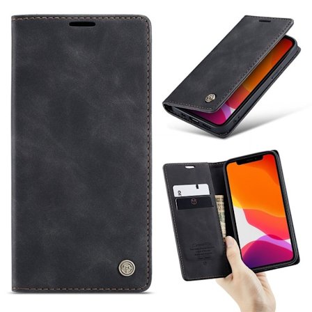 CaseMe vintage iPhone 12 Pro Max fodral - Svart