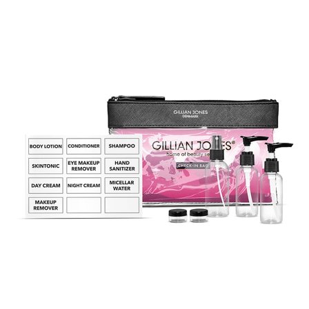 Gillian Jones Check-in Bag Med Beholdere I Rejsestørrelse Plastik, Tøj & Bolig, Makeup- & Toilettasker, Check-in Bags