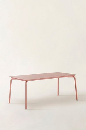 Jotex - Spisebord 85x180 Cm Mørk pudderrosa - LORIENT - Køb Spiseborde til haven hos Jotex